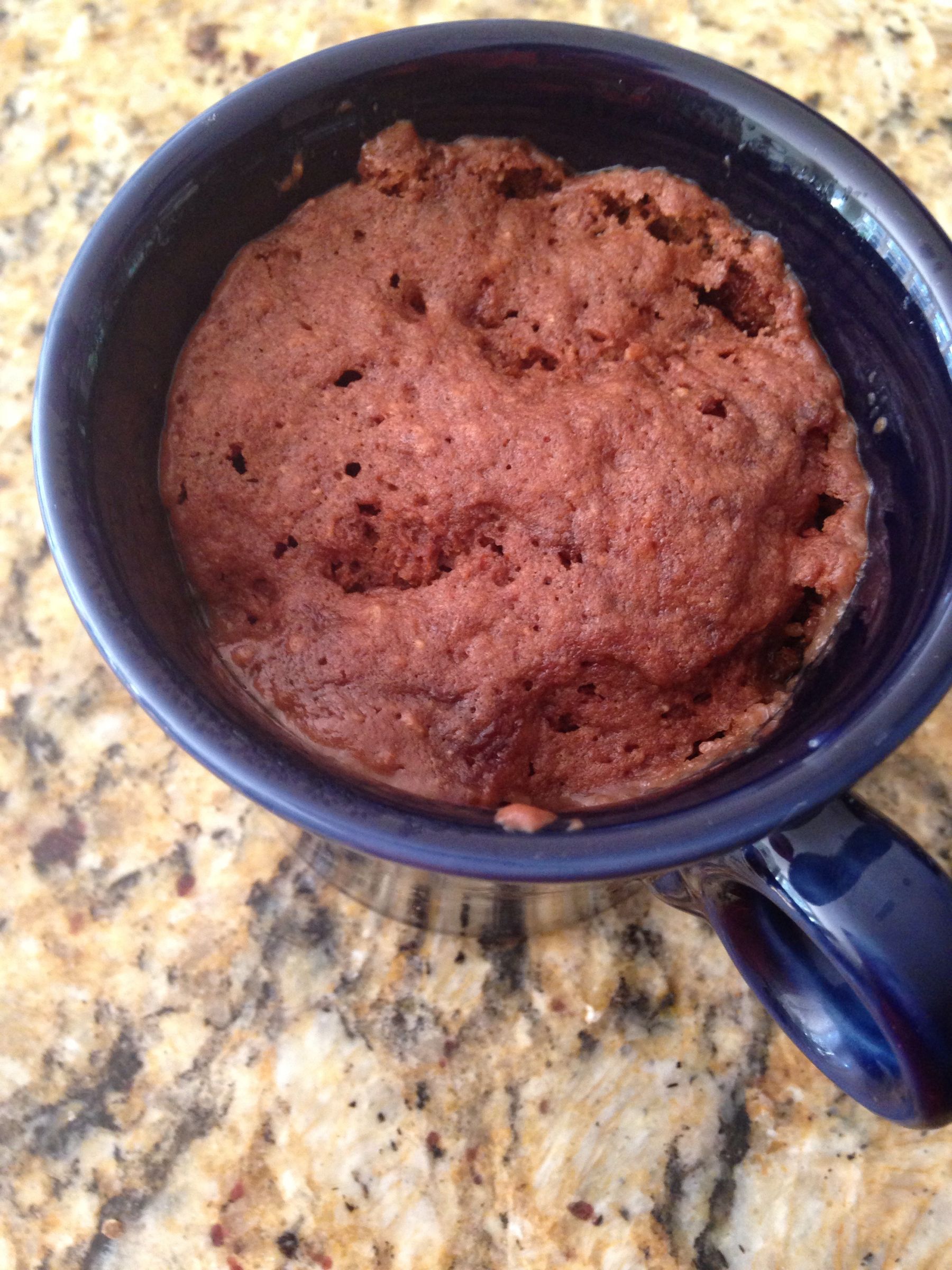 Microwave Nutella Mug Cake