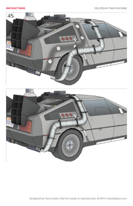 DeLorean BTTF Inspired Papercraft