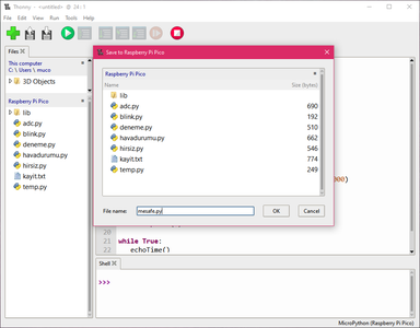Using of Distance Sensor