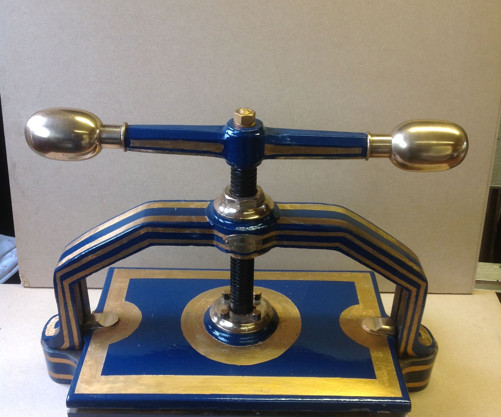 Bookbinders Nipping Press Renovation Instructables