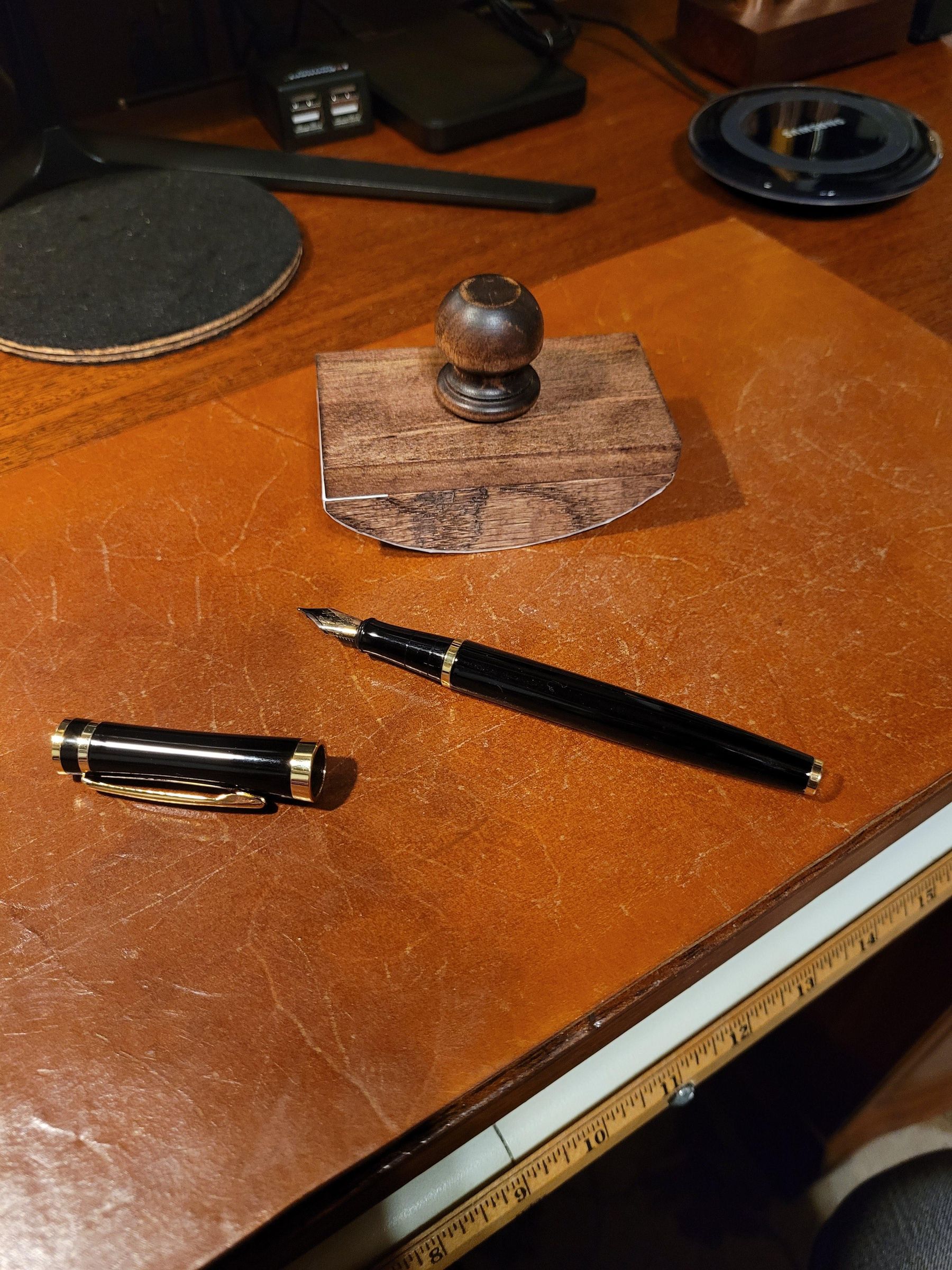 Rocking Ink Blotter for Fountain Pen 6 Steps Instructables