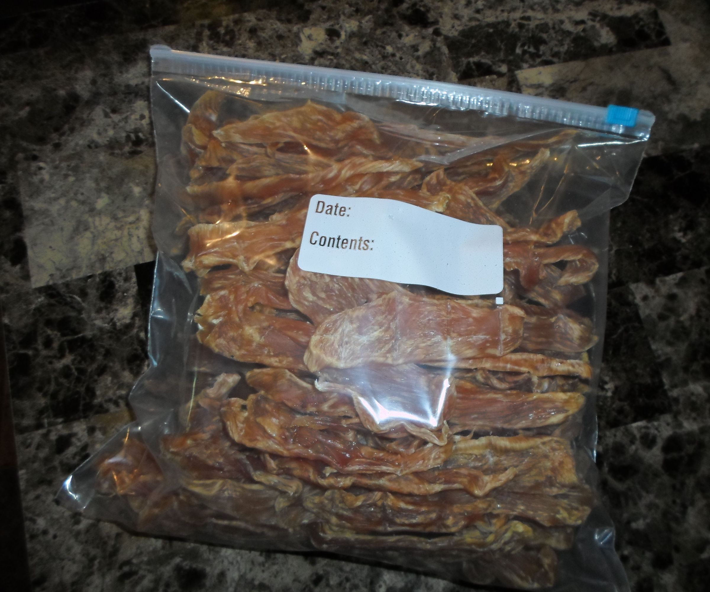 What Dogs Want....Chicken Jerky