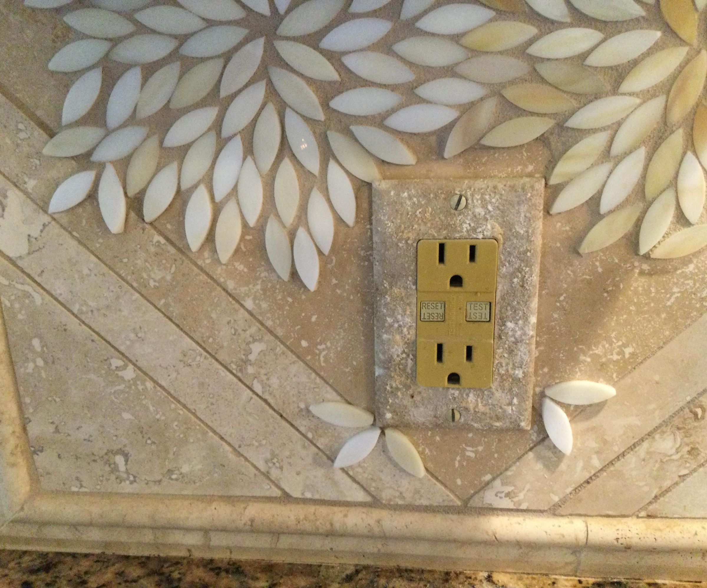 Customizing Switch Plates and Outlet Covers to Match Your Stone Tile