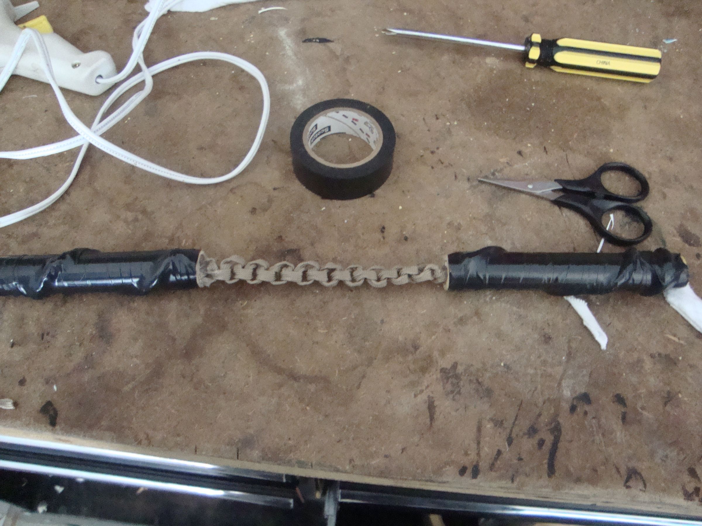 Homemade nunchucks