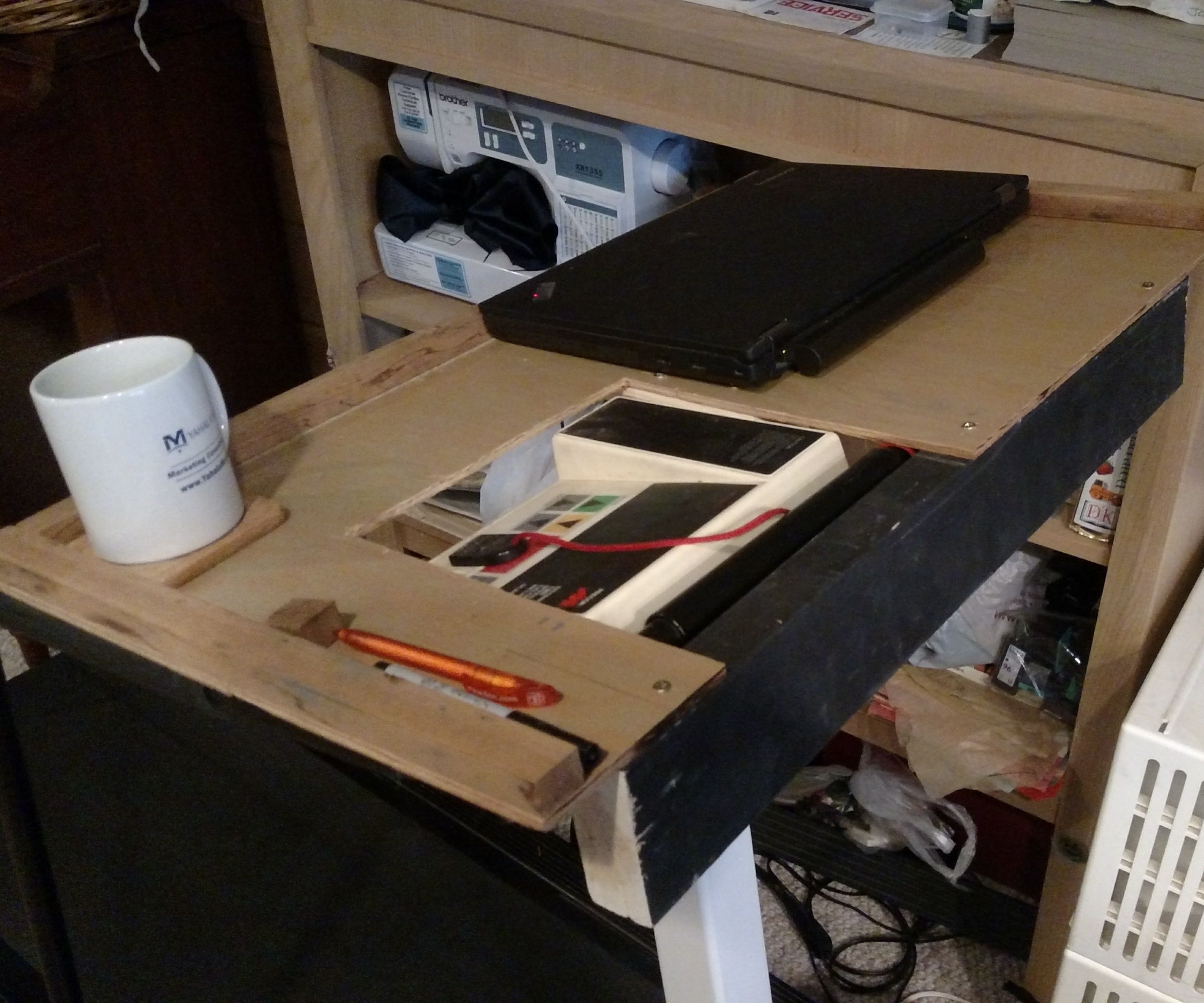 Treadmill Walking Desk/Shelf