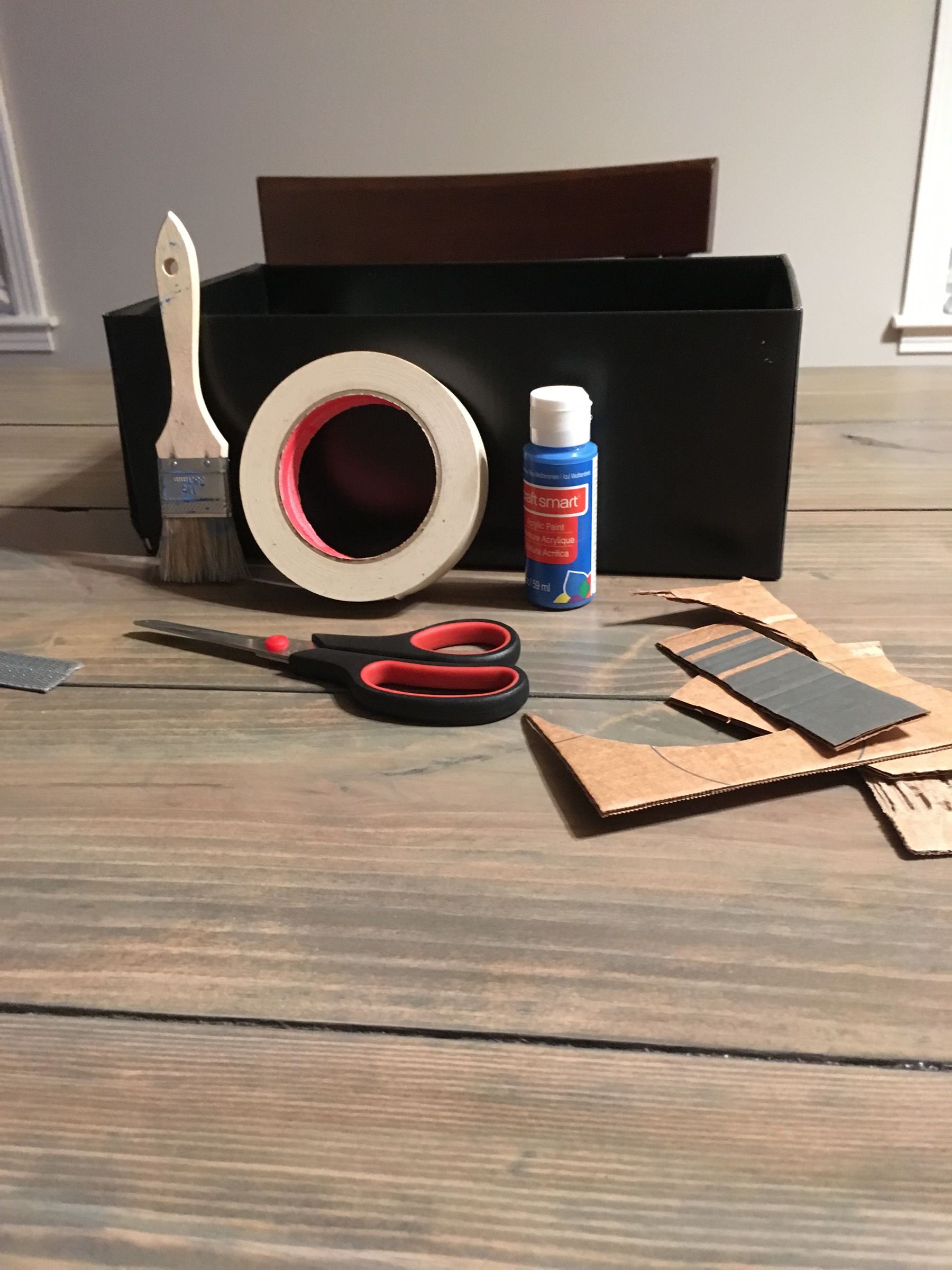 Cardboard Craft Bin