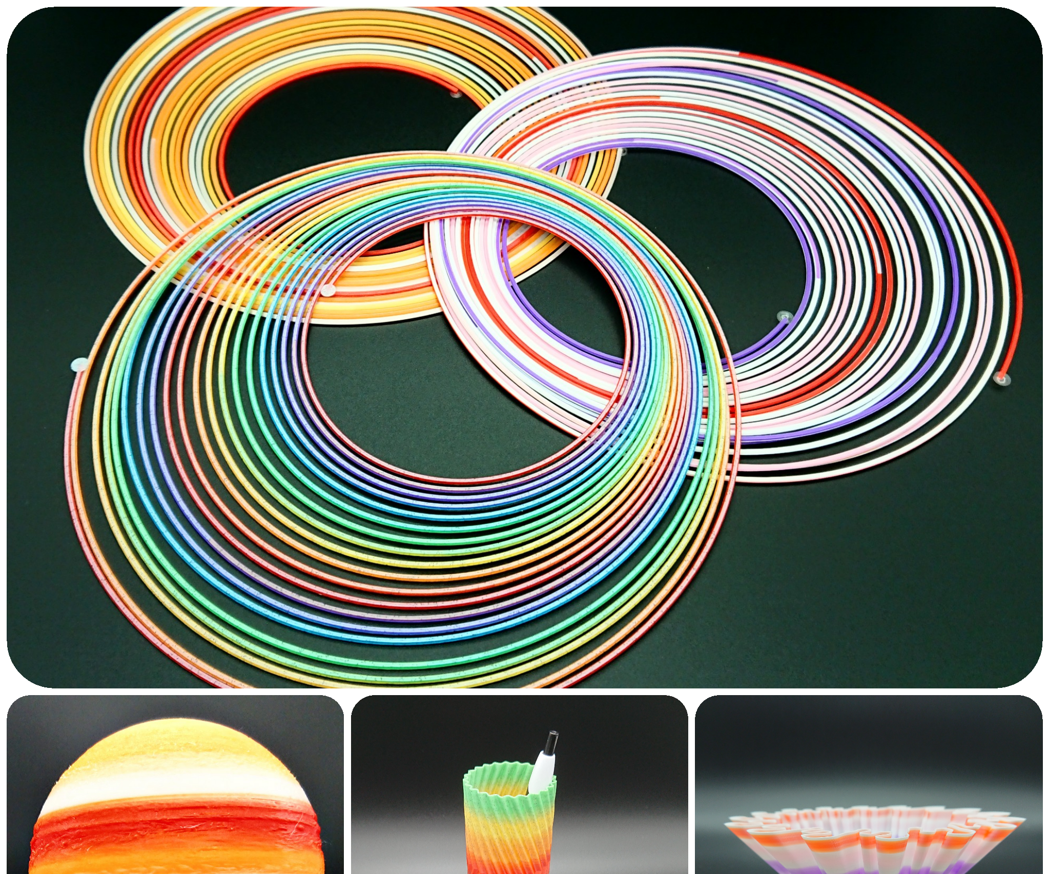 DIY Rainbow 3D Printing Filament
