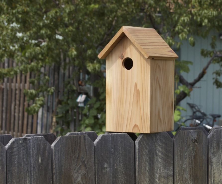 Cedar Blue-Bird Birdhouse