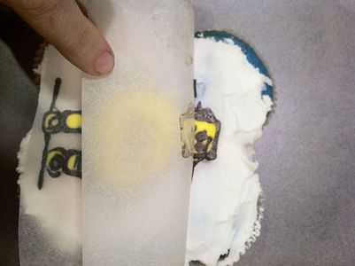 Frozen Buttercream Transfer