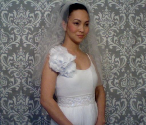 {EVA} How to Sew a Simple Wedding Gown - Lining and Gathered Skirt