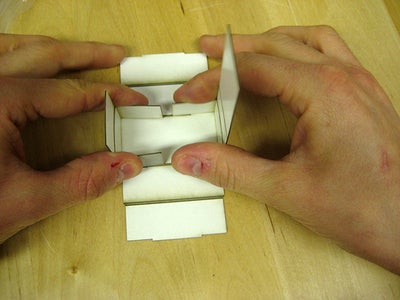 Fold the Battery Tray Into Shape