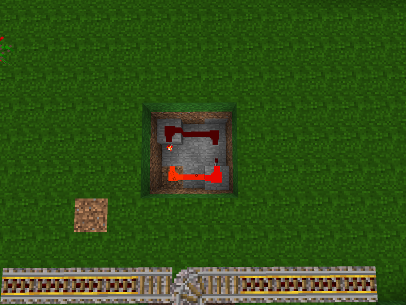Minecraft Mine-cart Manual Track Switch : 5 Steps - Instructables