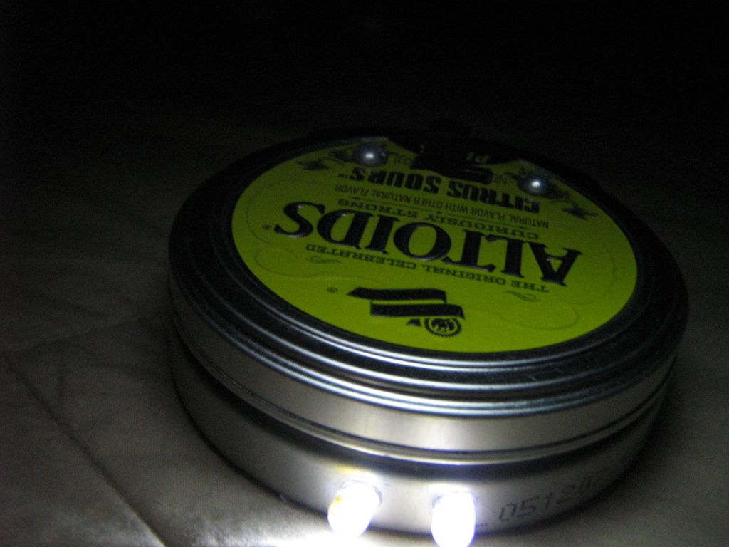 Altoids Joule Thief Flashlight