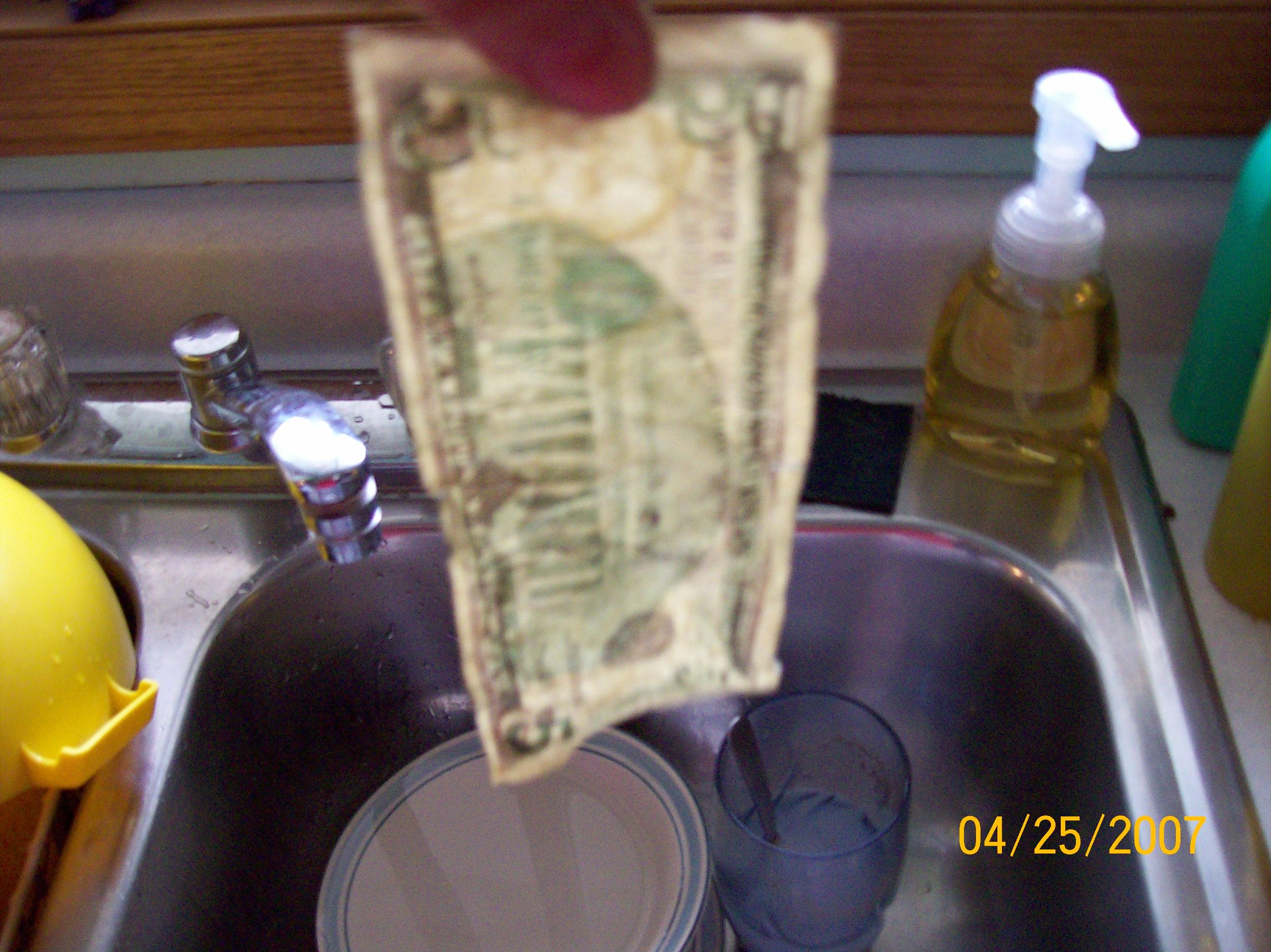 how to press dollar bills