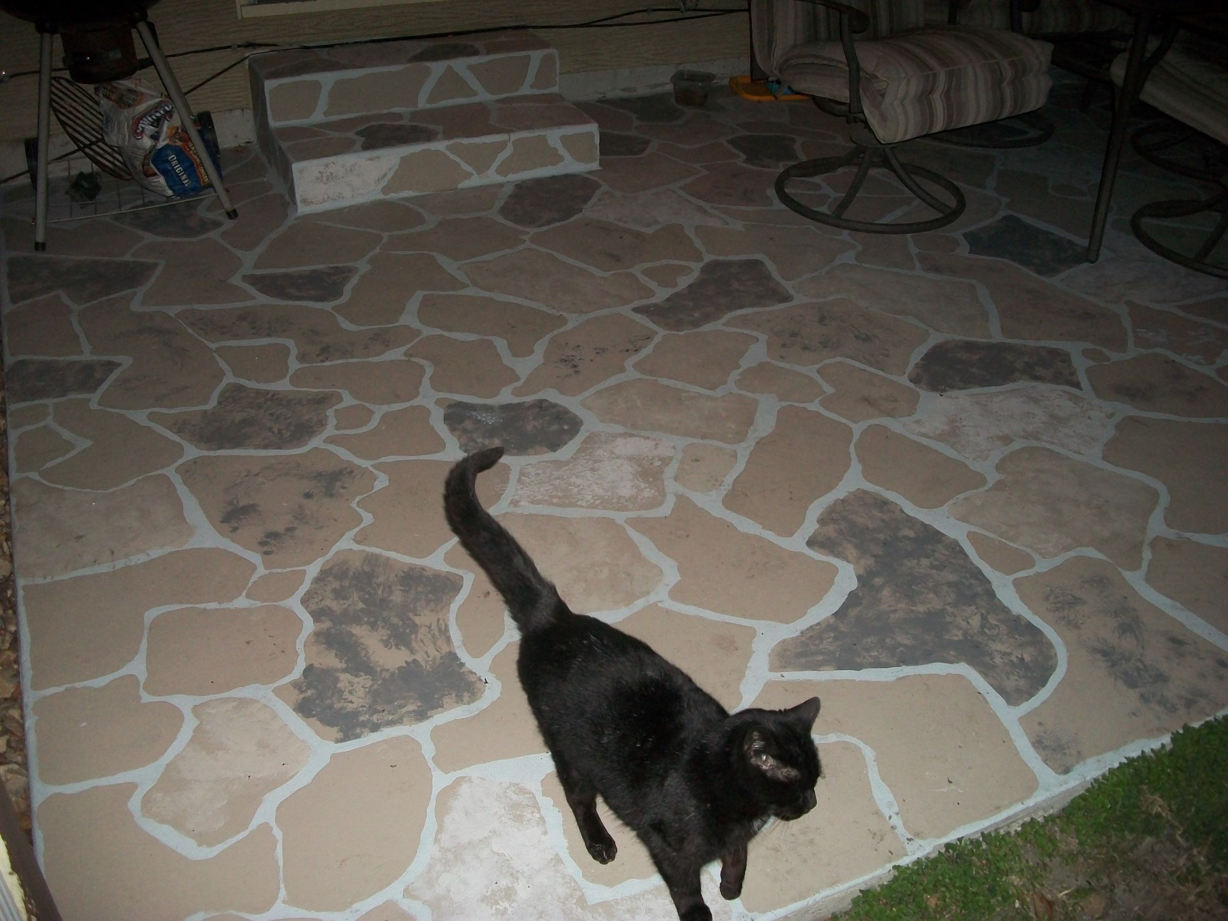 Faux Stone Patio