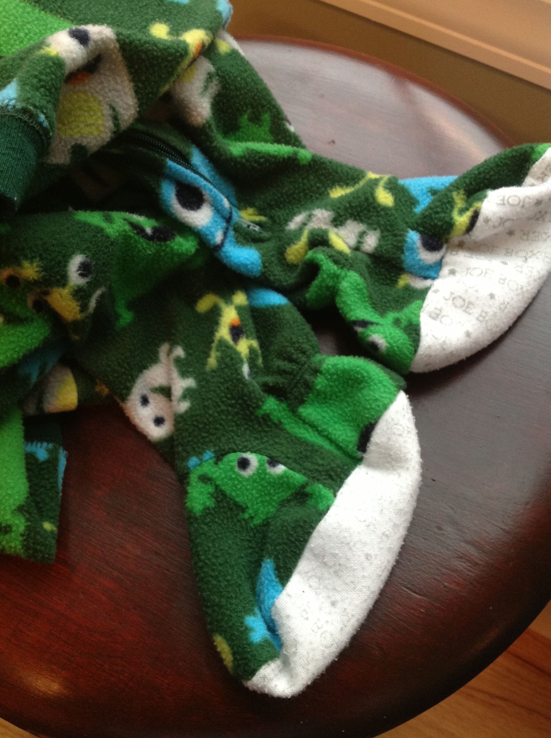 Convert Footsie Pajamas to Non-Footsie