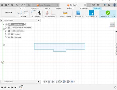 Creación Del Boceto Para La Cara Frontal