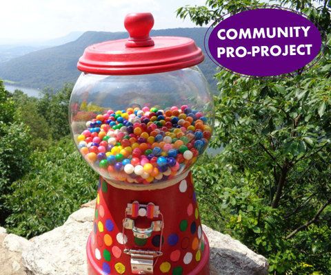 SMS Message LittleBits Gumball Machine