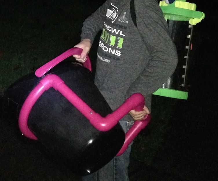 Splatoon Inkling Slosher Bucket, Trick or Treat Bucket, Costume Prop