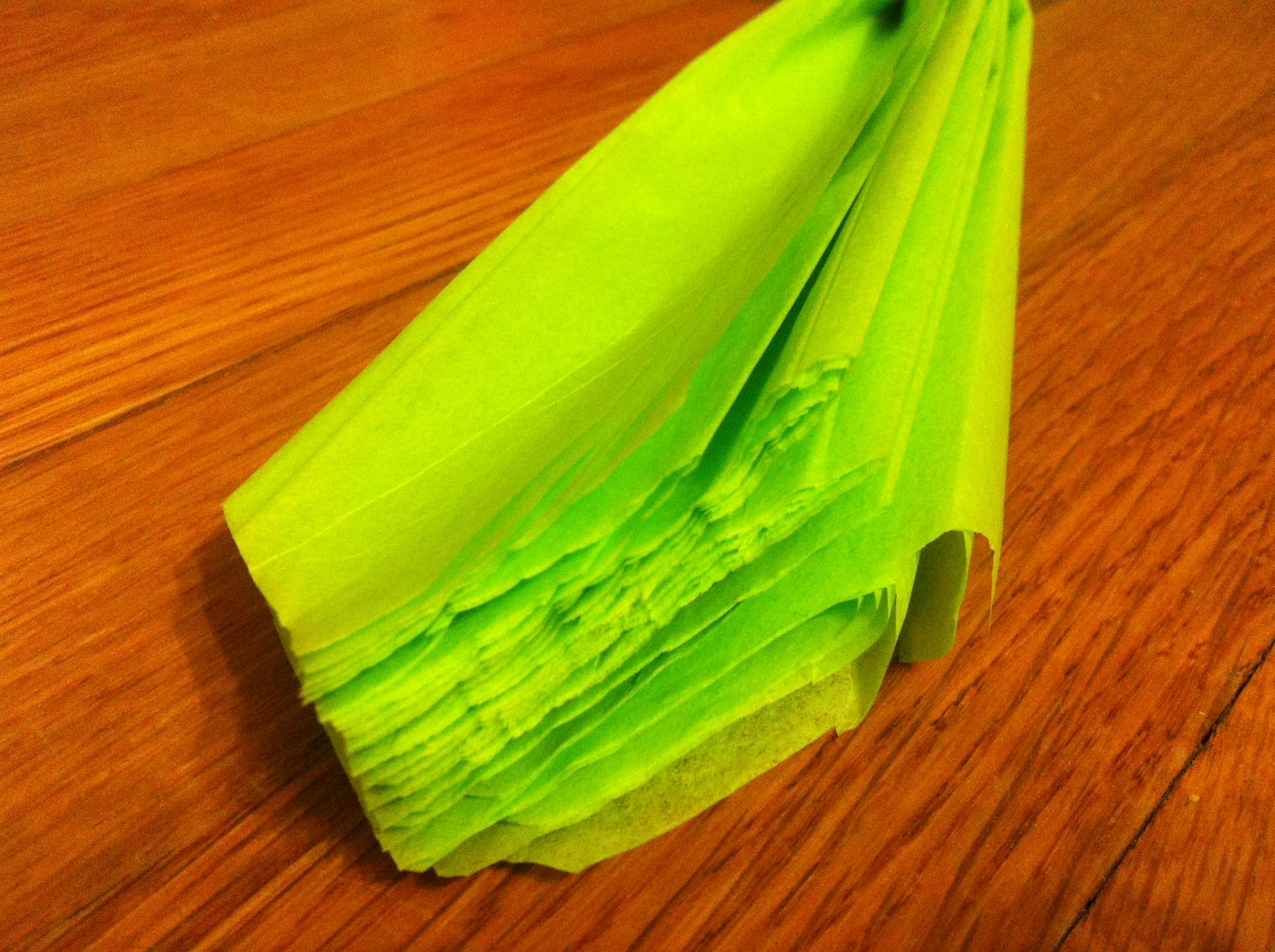 Tissue Paper Ball 6 Steps Instructables