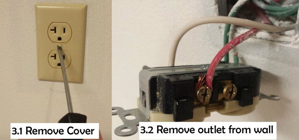 Remove the Old Outlet From the Wall