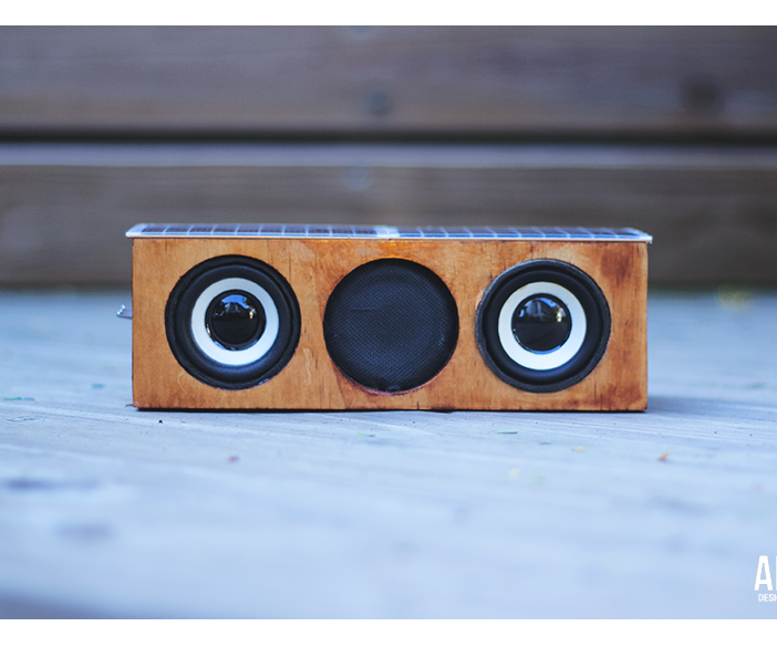 DIY Mini AMPLFY Bluetooth, SolarPowered, Iphone Charging Speakers! 