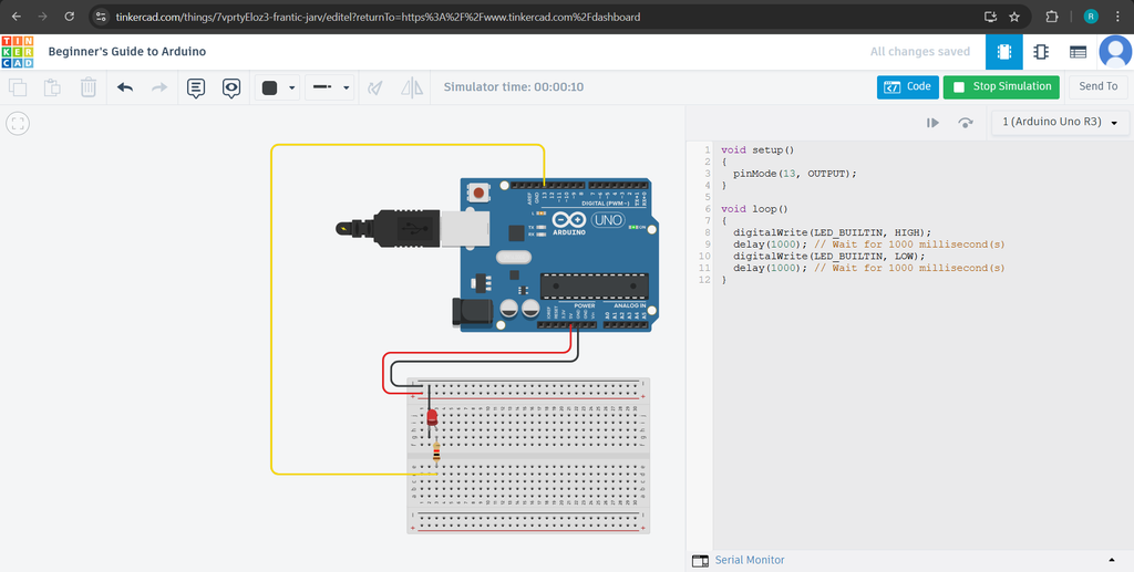 Free Online Arduino Class Instructables In 2020 UnoArduSim & Ardunio