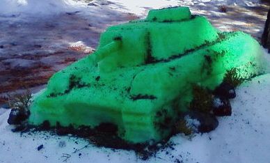 Snow Panzer Tank