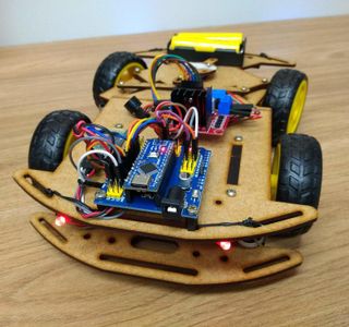 Arduino Bluetooth 4WD Car With Steering