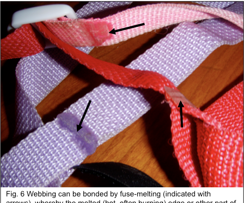 Fuse Melting of Webbing