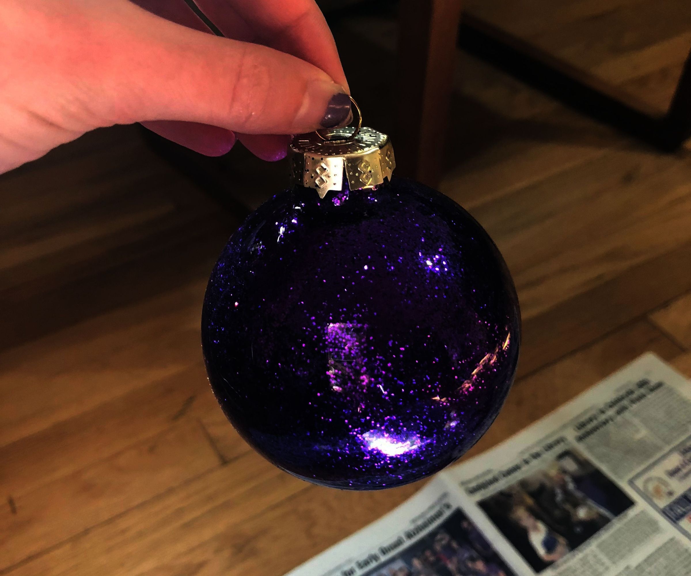 Glitter Ornaments