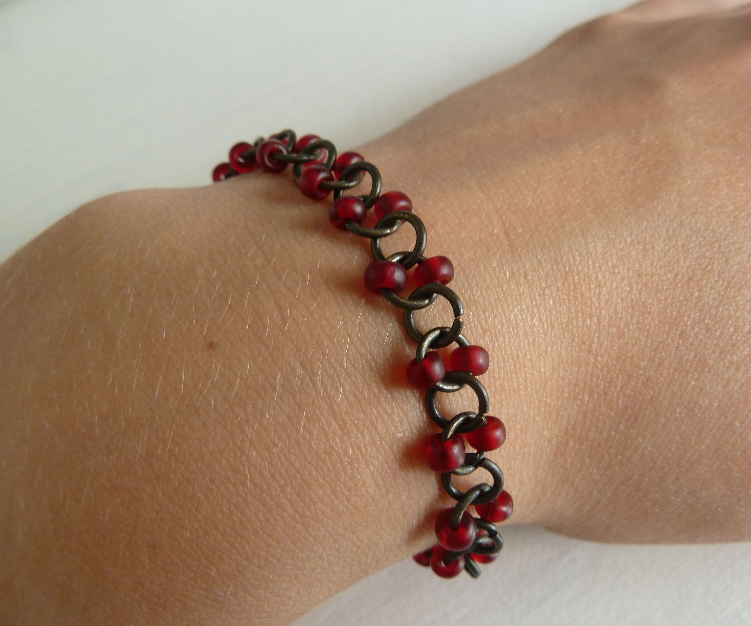 Black and Red Bracelet
