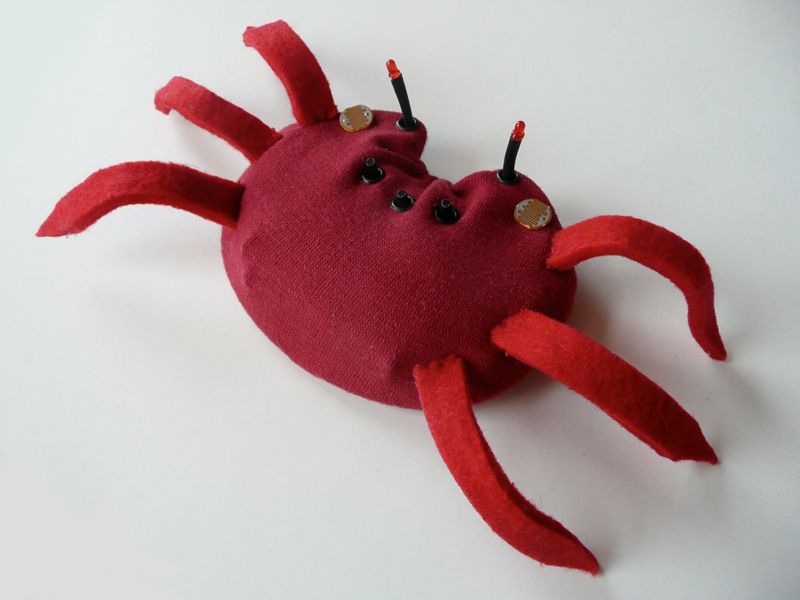 Crawling Microbug With Crab Shaped Coat