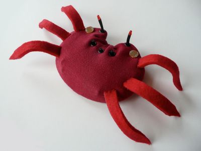 Crawling Microbug With Crab Shaped Coat