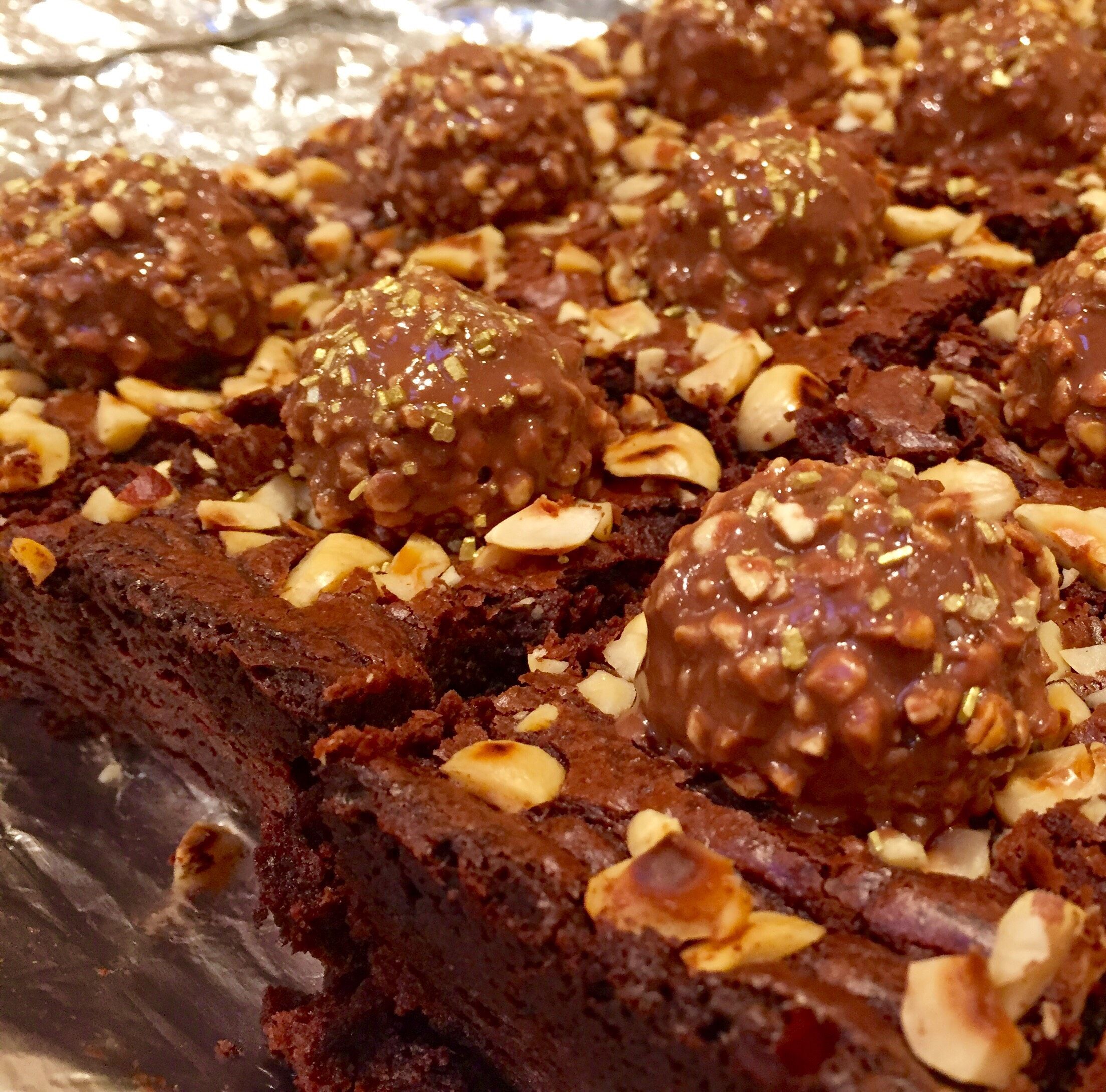 Quadruple Threat Nutella Brownies