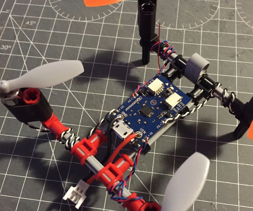 Super Simple Lego Technic RC Quadcopter Frame