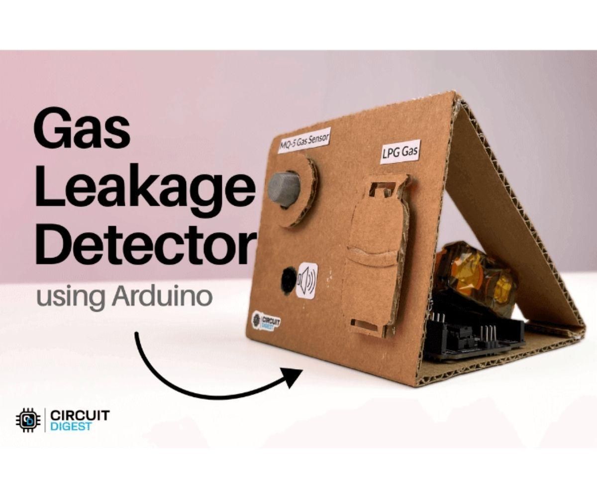 Gas Leakage Detector Project Explanation (No Soldering!)