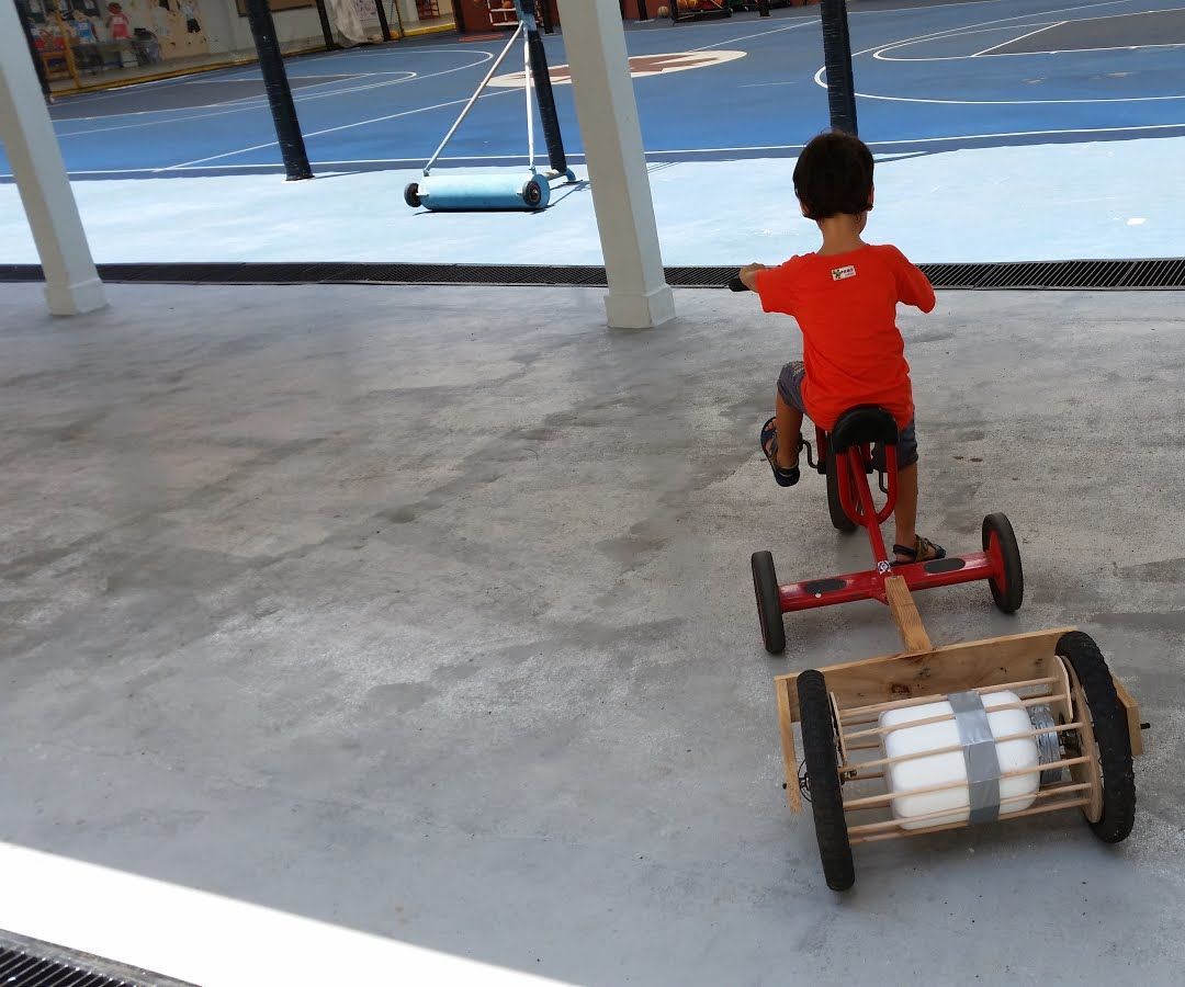 Ice Cream Churning Tricycle Trailer