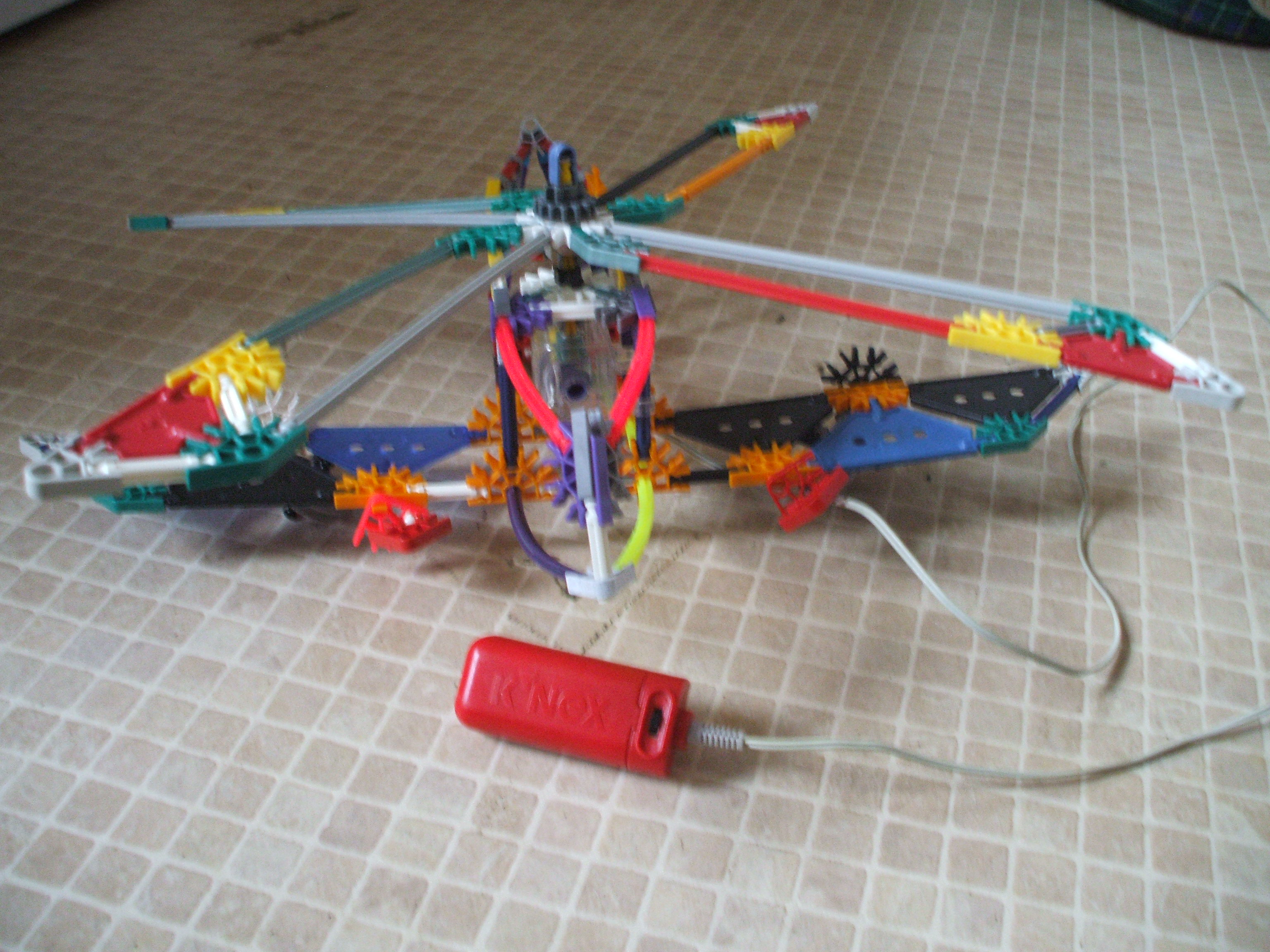 Knex Helicopter 5 Steps Instructables