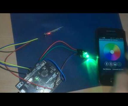 Arduino/Android - BLUETOOTH RGB LED CONTROL ANDROID APP 