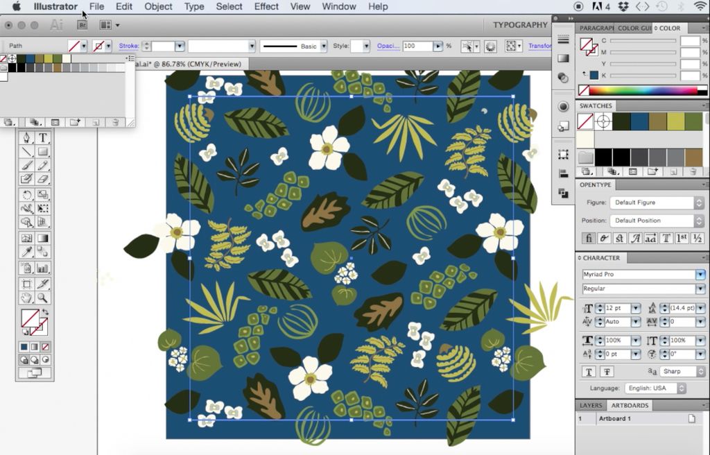 How To Make Simple Seamless Patterns In Illustrator Illustrator How To