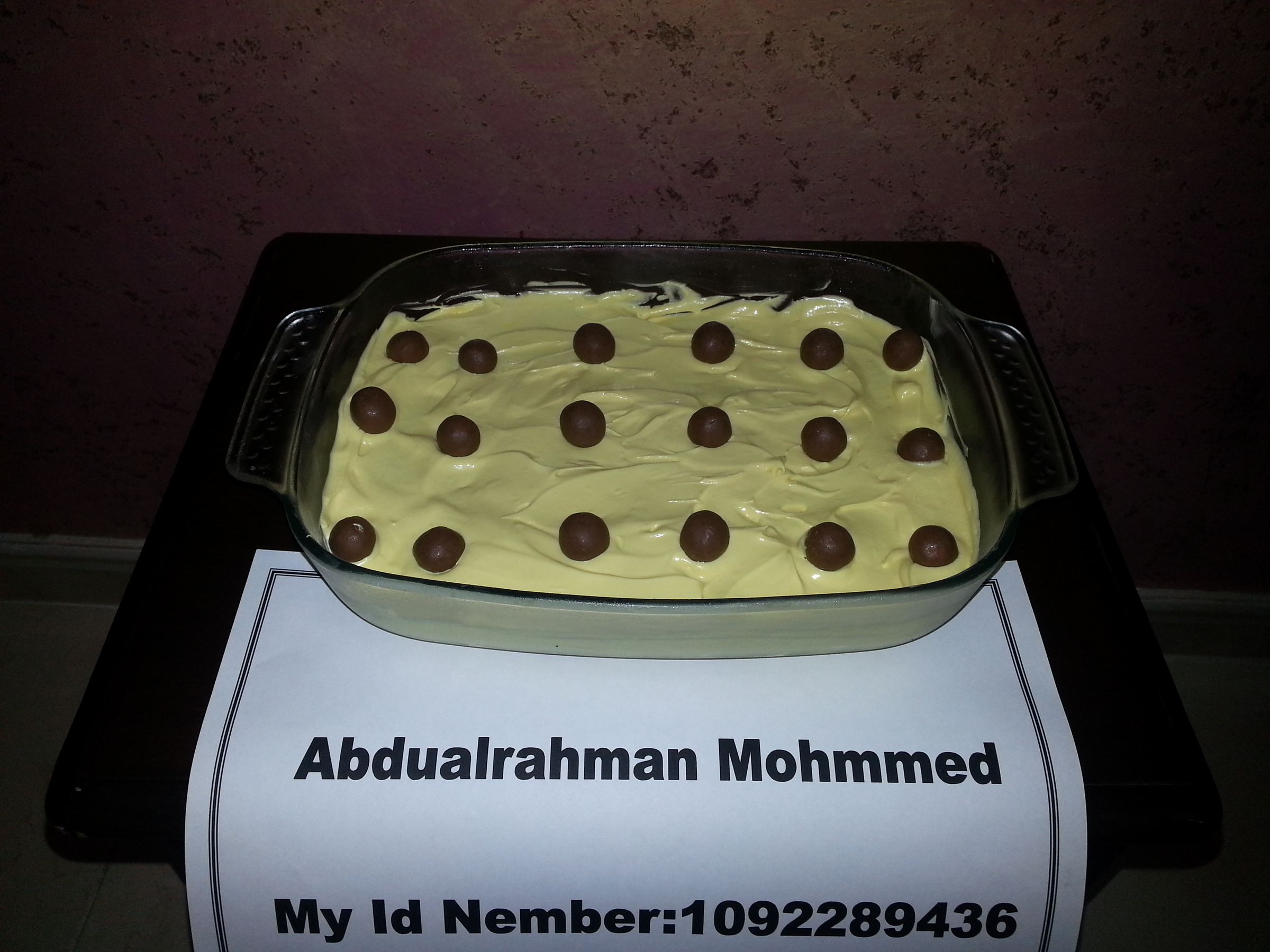 Dream Whip Cream With Biscuits and Maltiserz