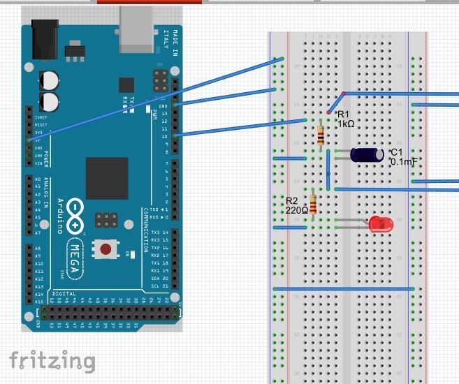 Arduino RC Circuit: PWM to analog DC
