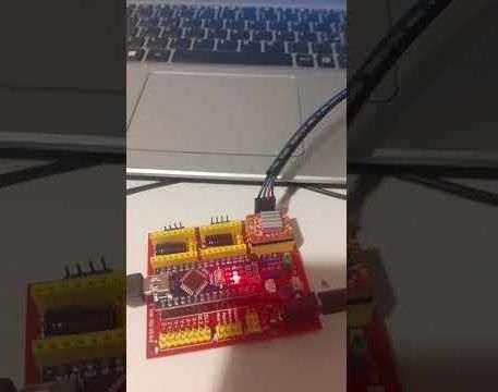 How Turn Nema Stepper Motor With Cnc Shield V4.0 in Avr Assembly Atmega328