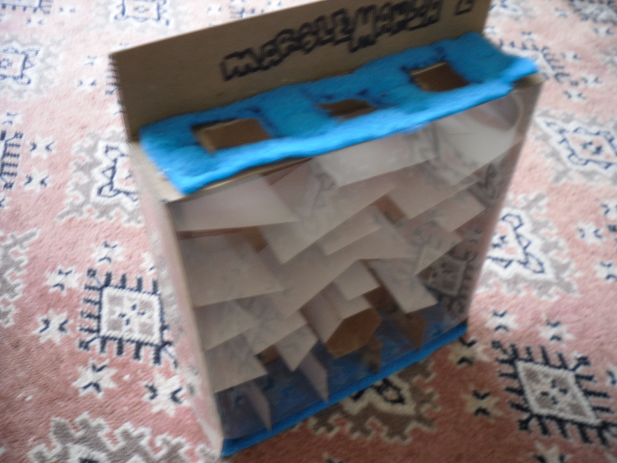 Cardboard Marble Maze