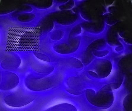 Blue Fire Flames - How to Paint Different Colored Flames, Airbrush