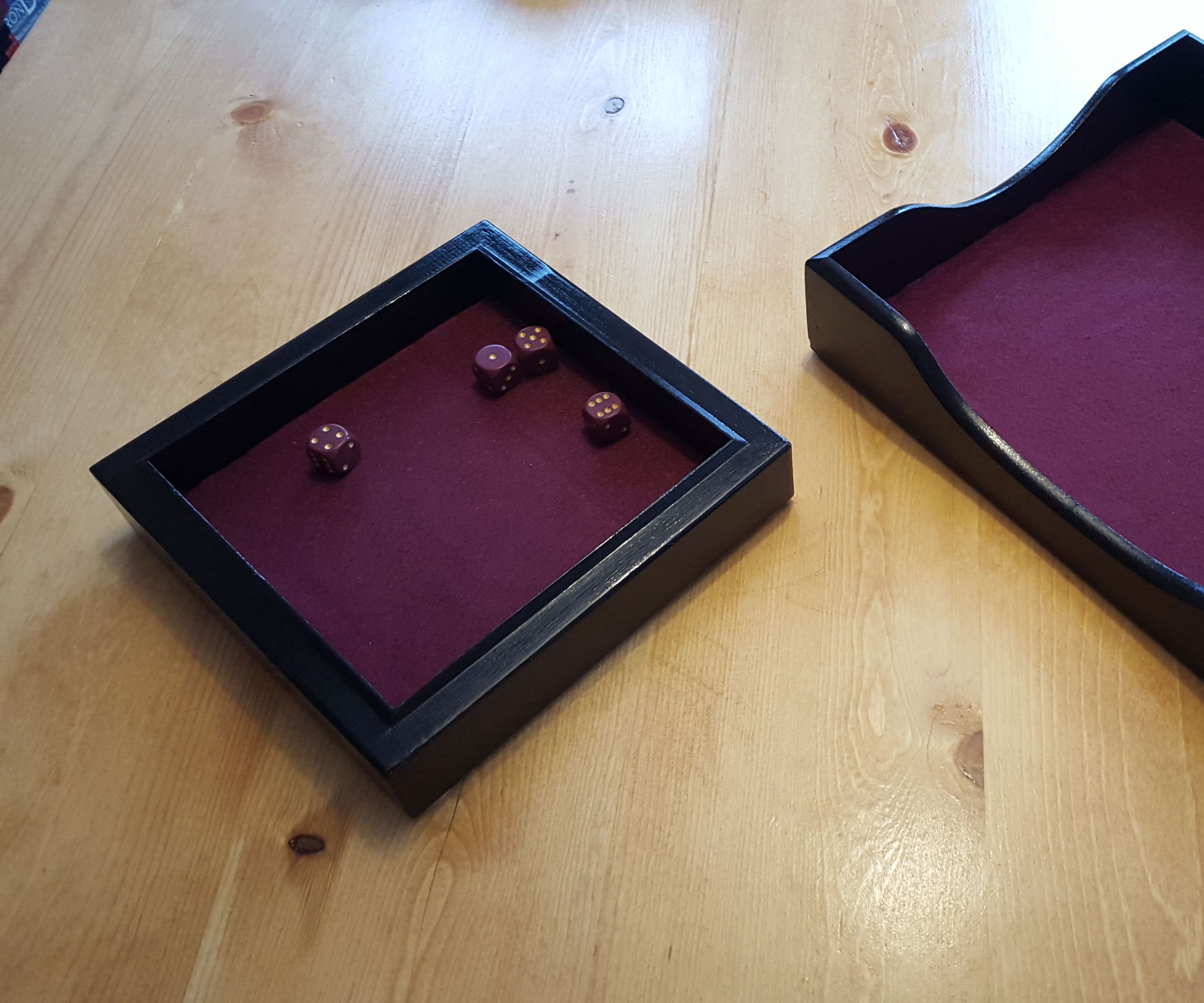 Upcycled Dice Tray