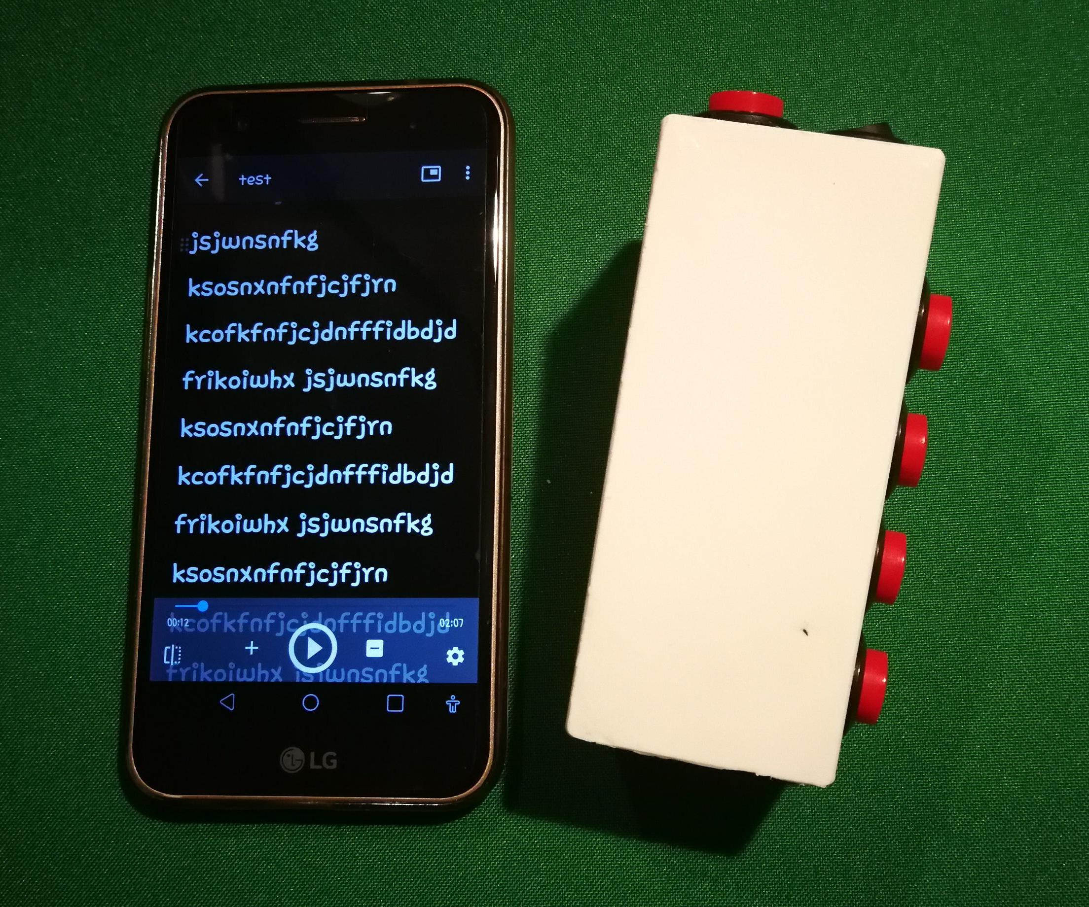 Bluetooth Remote for Teleprompter