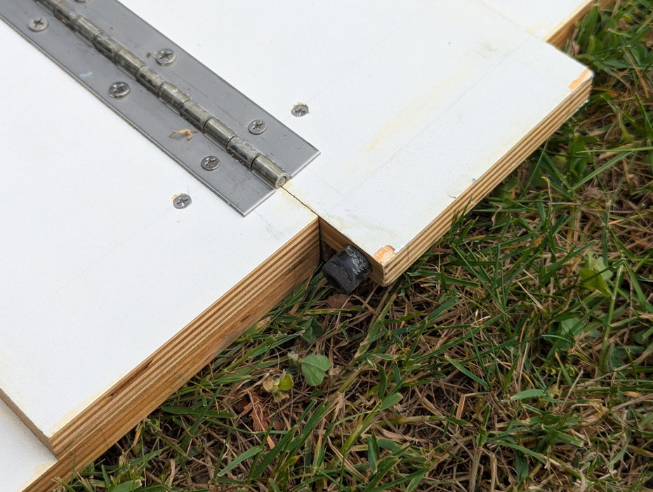 Trim One of the (now 2) Spacers Flush With the Edge of the Pad