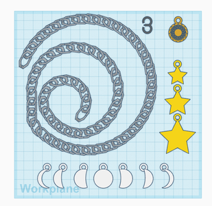 3D Printed Chain Belt (Tinkercad Tutorial)